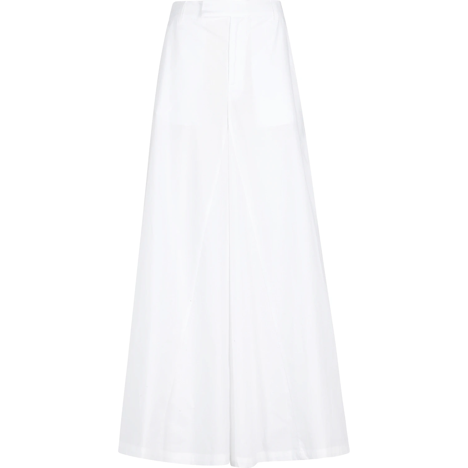 PANTALONE 5 TASCHE WIDE IN POPELINE