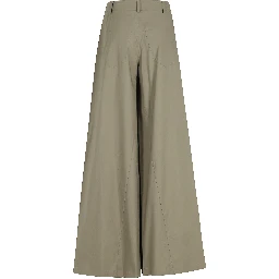 PANTALONE 5 TASCHE WIDE IN POPELINE