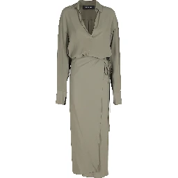 ABITO LUNGO PAREO CREPE DE CHINE