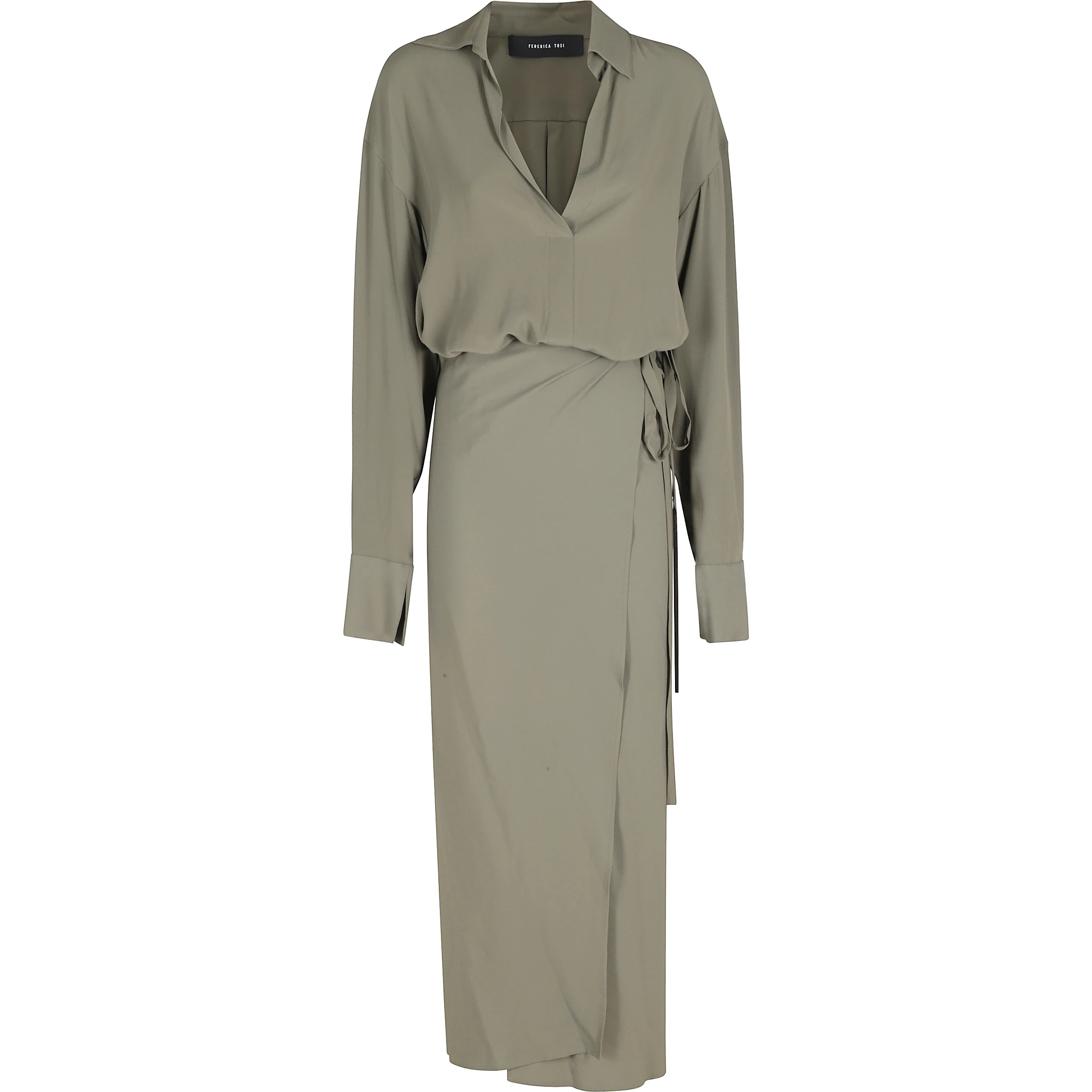 ABITO LUNGO PAREO CREPE DE CHINE