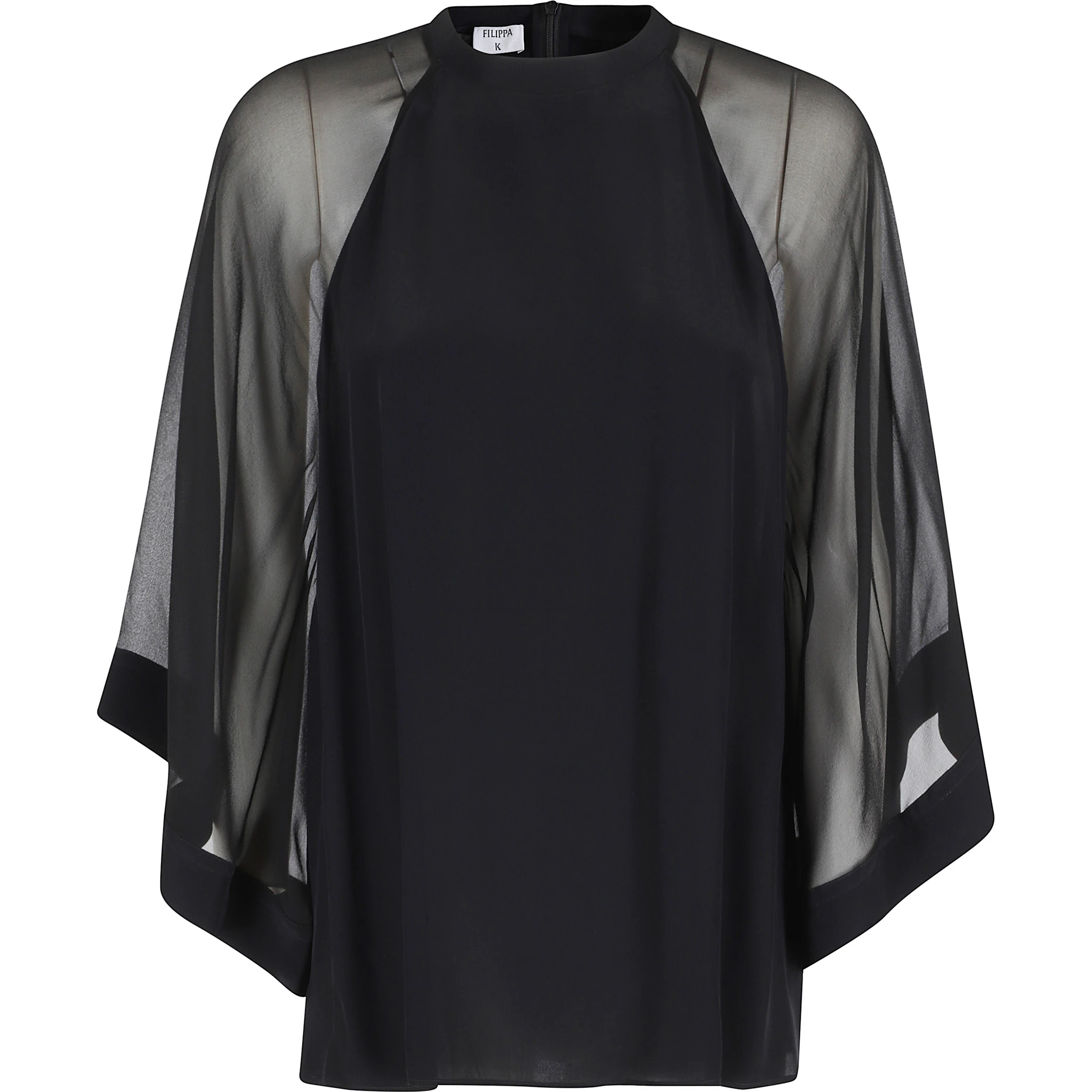 SHEER RAGLAN BLOUSE