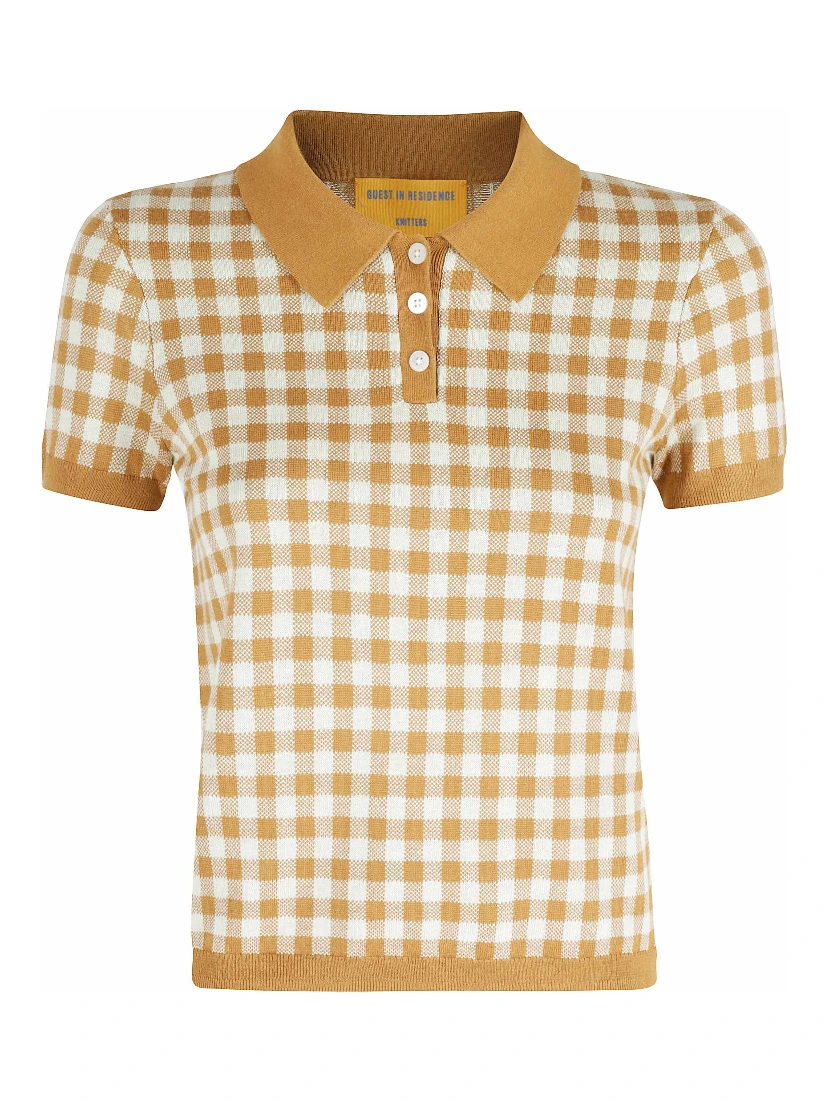 GINGHAM SHRUNKEN POLO