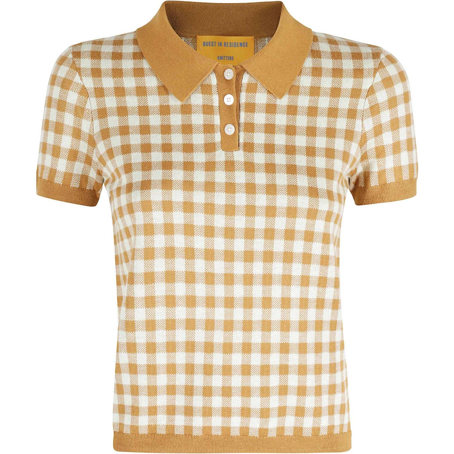 GINGHAM SHRUNKEN POLO