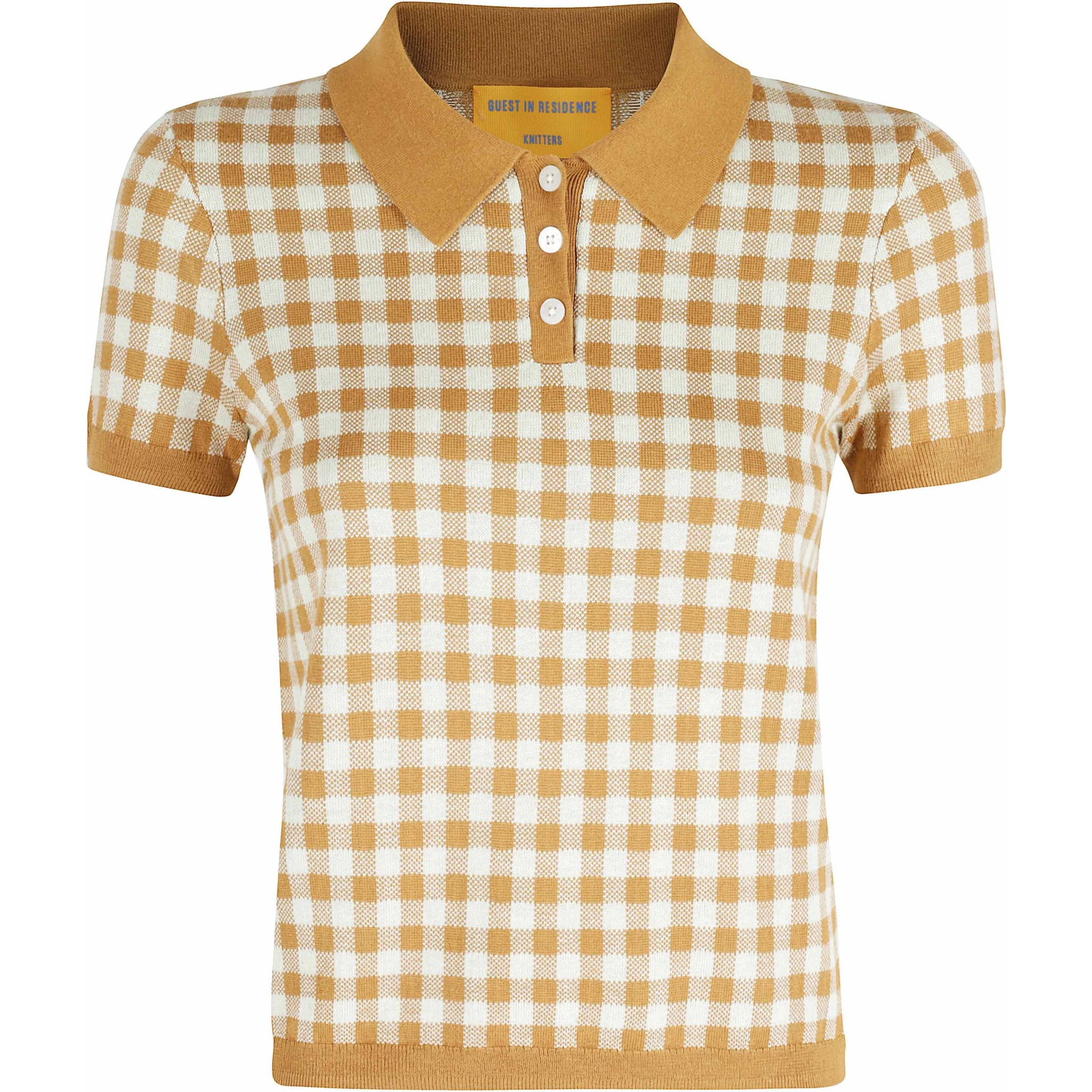 GINGHAM SHRUNKEN POLO