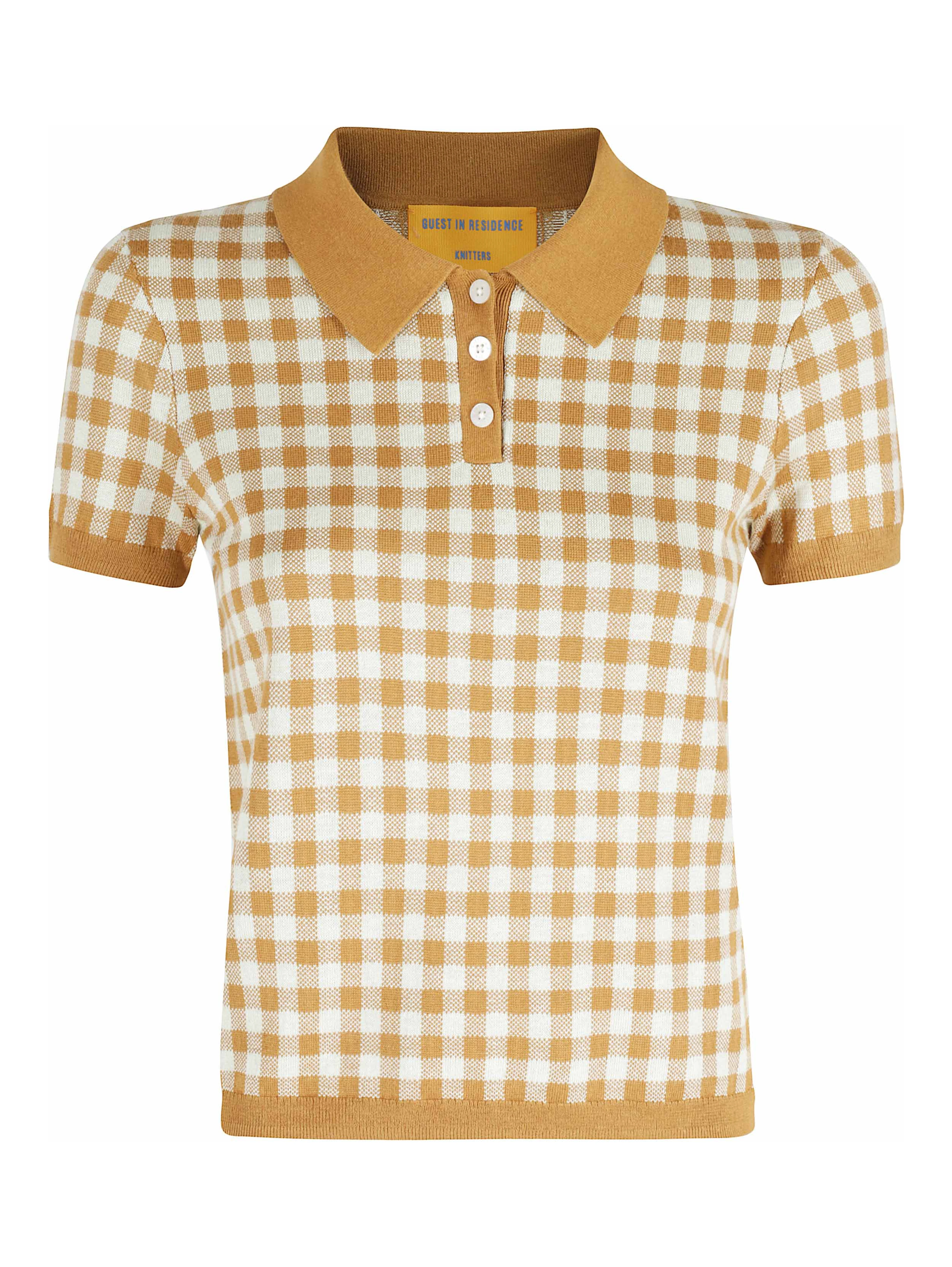 GINGHAM SHRUNKEN POLO