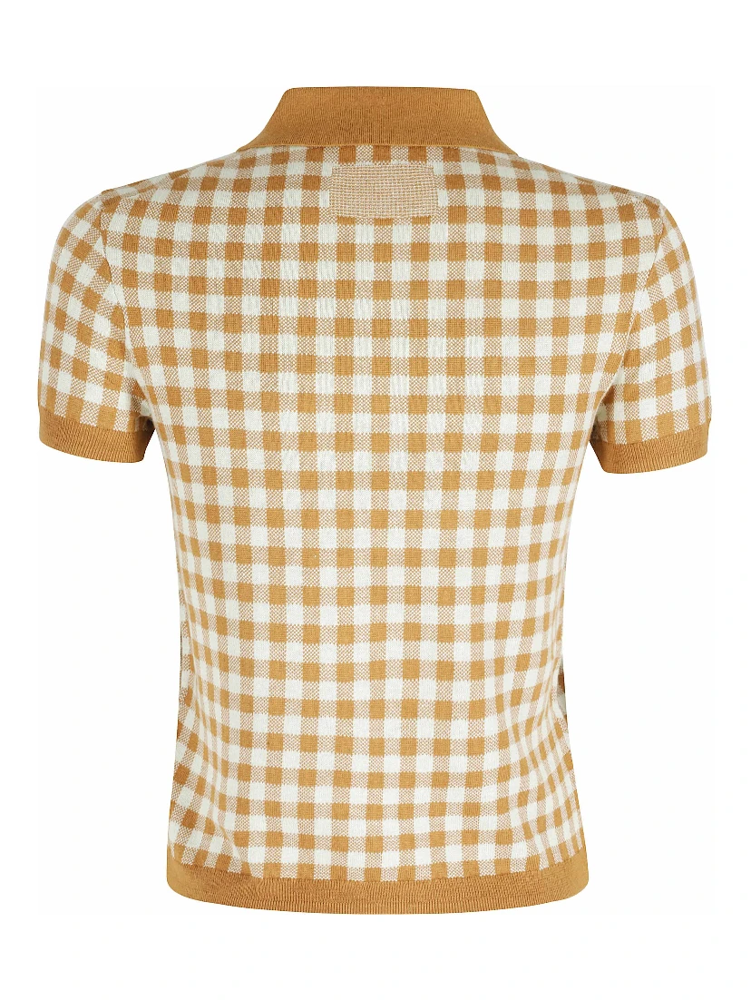 GINGHAM SHRUNKEN POLO