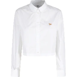 BABY FOX CROPPED SHIRT