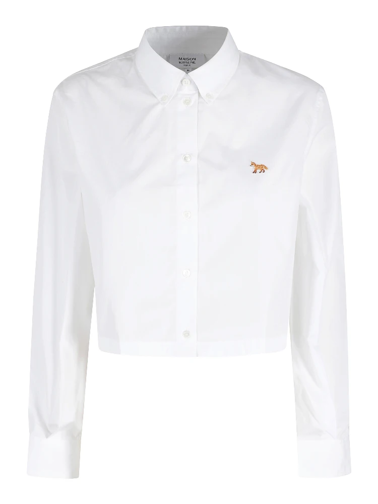 BABY FOX CROPPED SHIRT