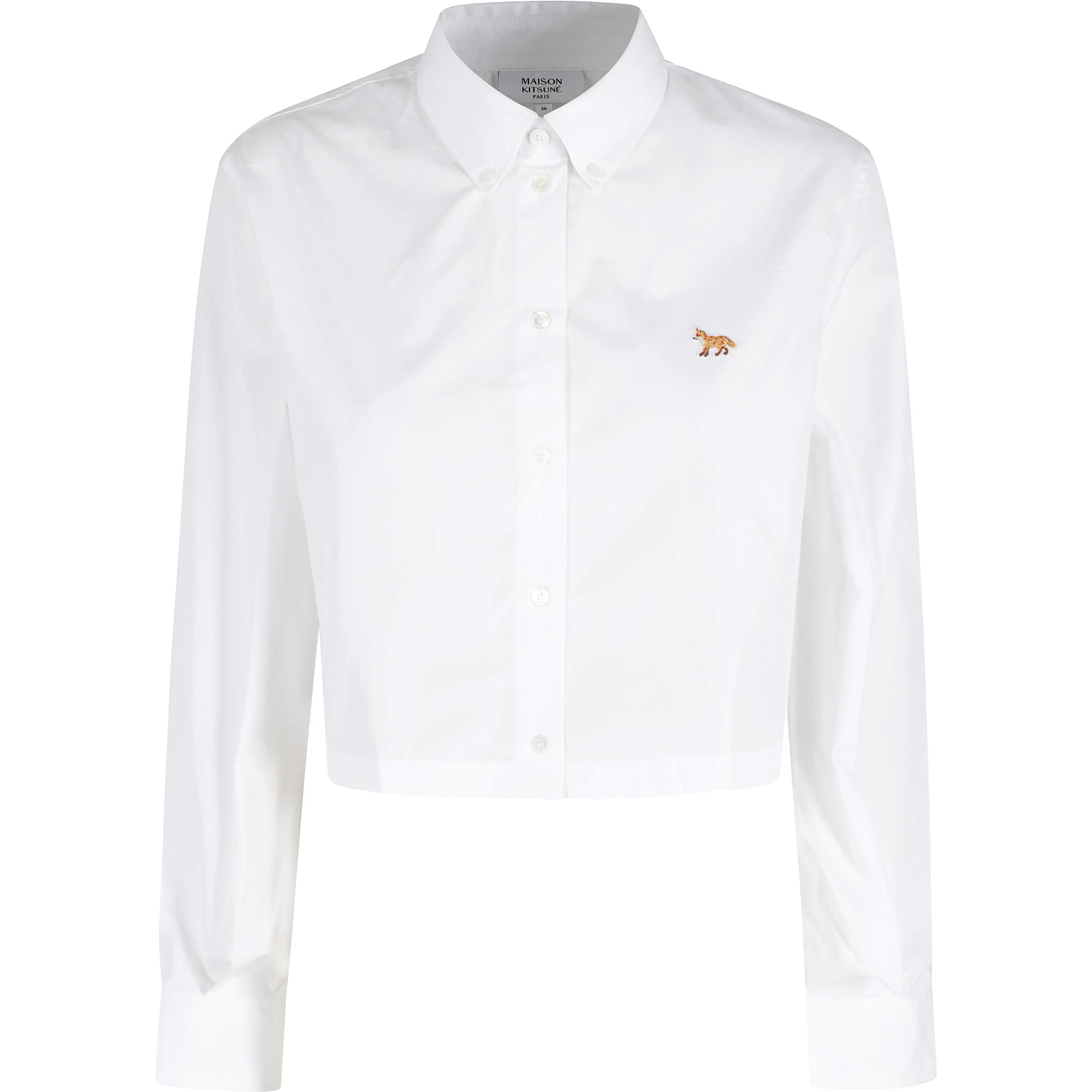 BABY FOX CROPPED SHIRT