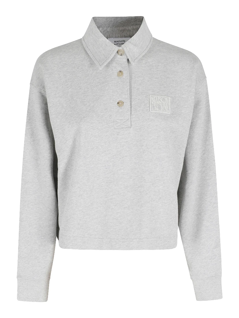 STAMP POLO SWEATSHIRT