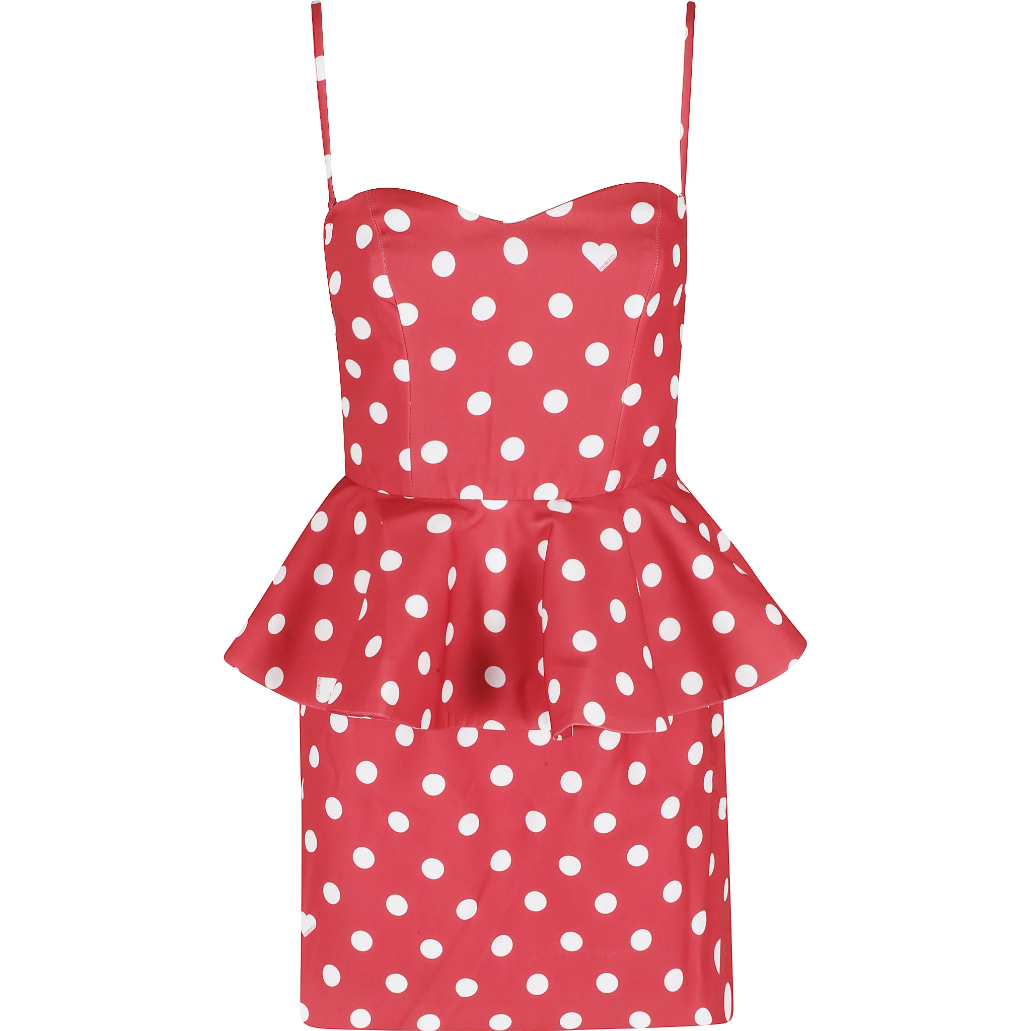 DOT CREPE PELUM MINI DRESS