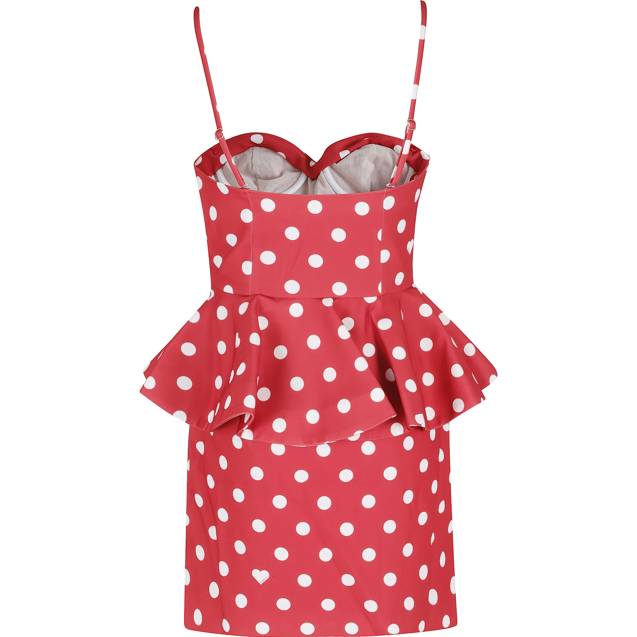 DOT CREPE PELUM MINI DRESS