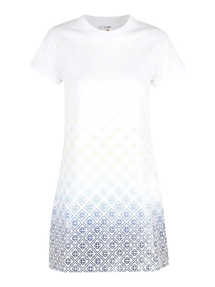 AOP MONOGRAM TSHIRT DRESS