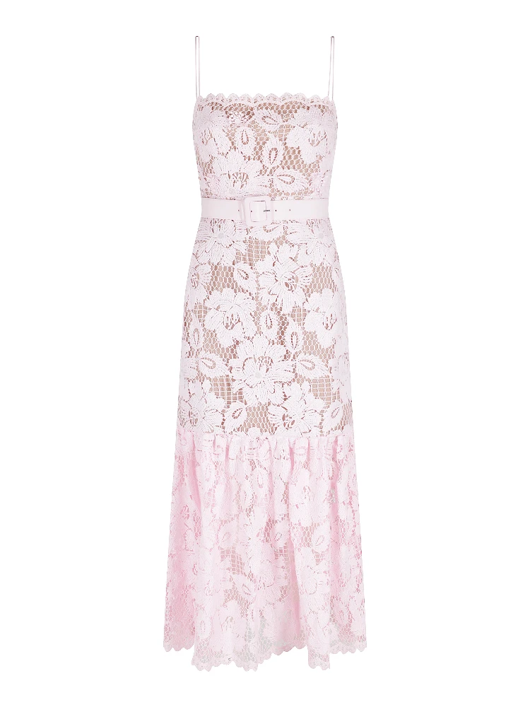 LACE MIDI DRESS