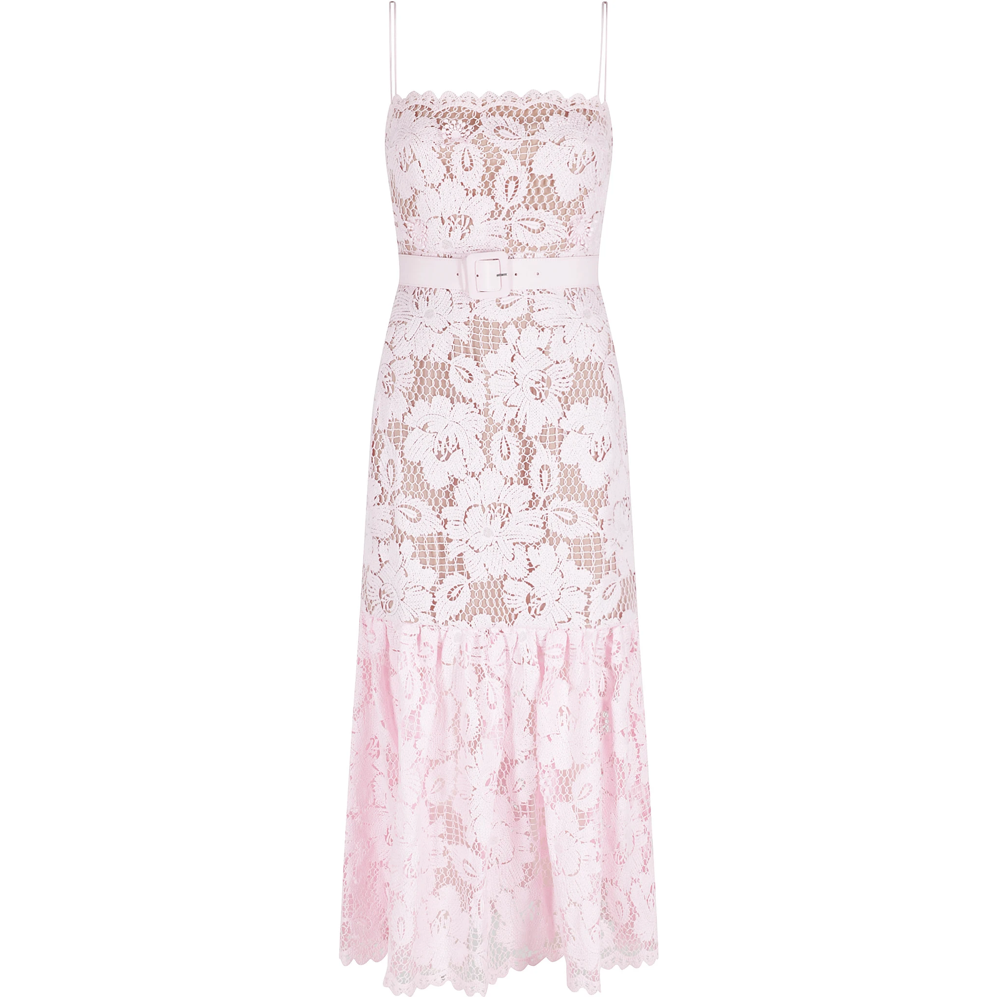 LACE MIDI DRESS