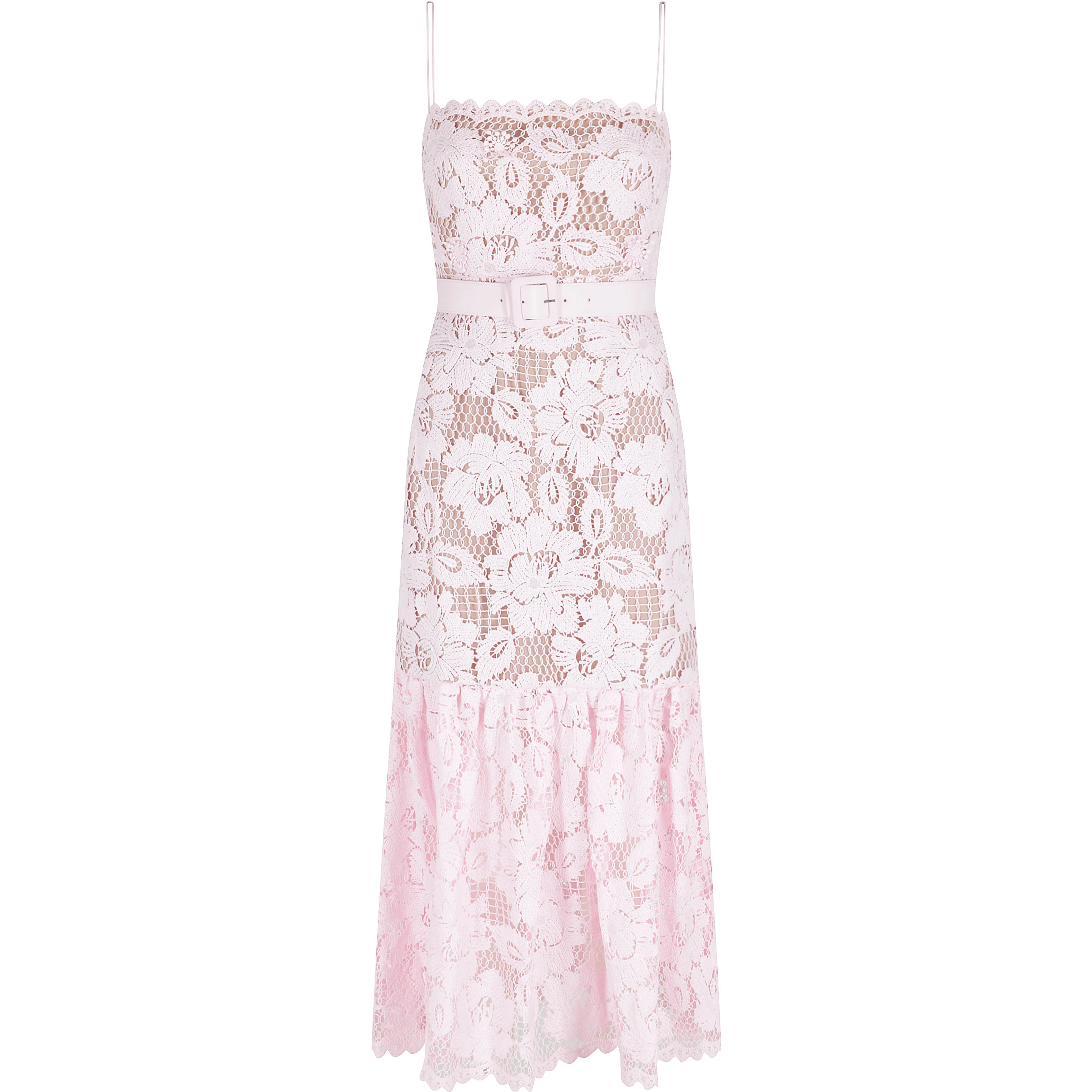 LACE MIDI DRESS