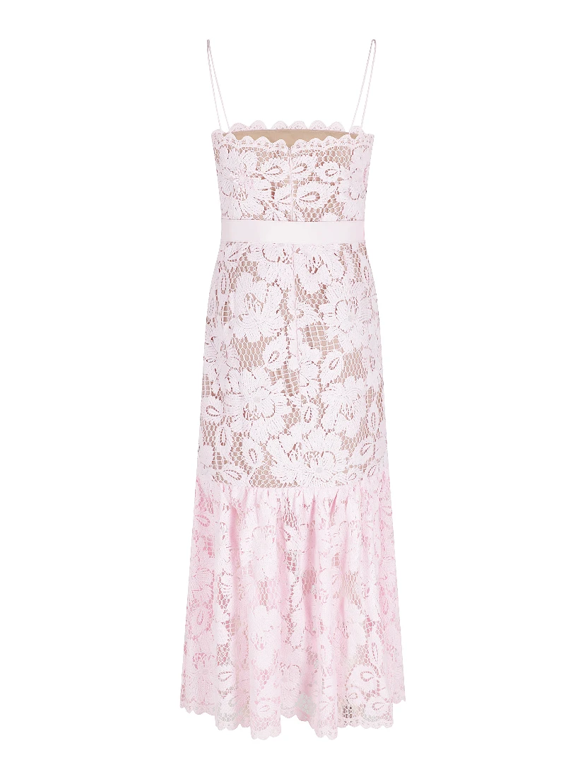 LACE MIDI DRESS