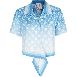 CROPPED KNOTTED SHIRT