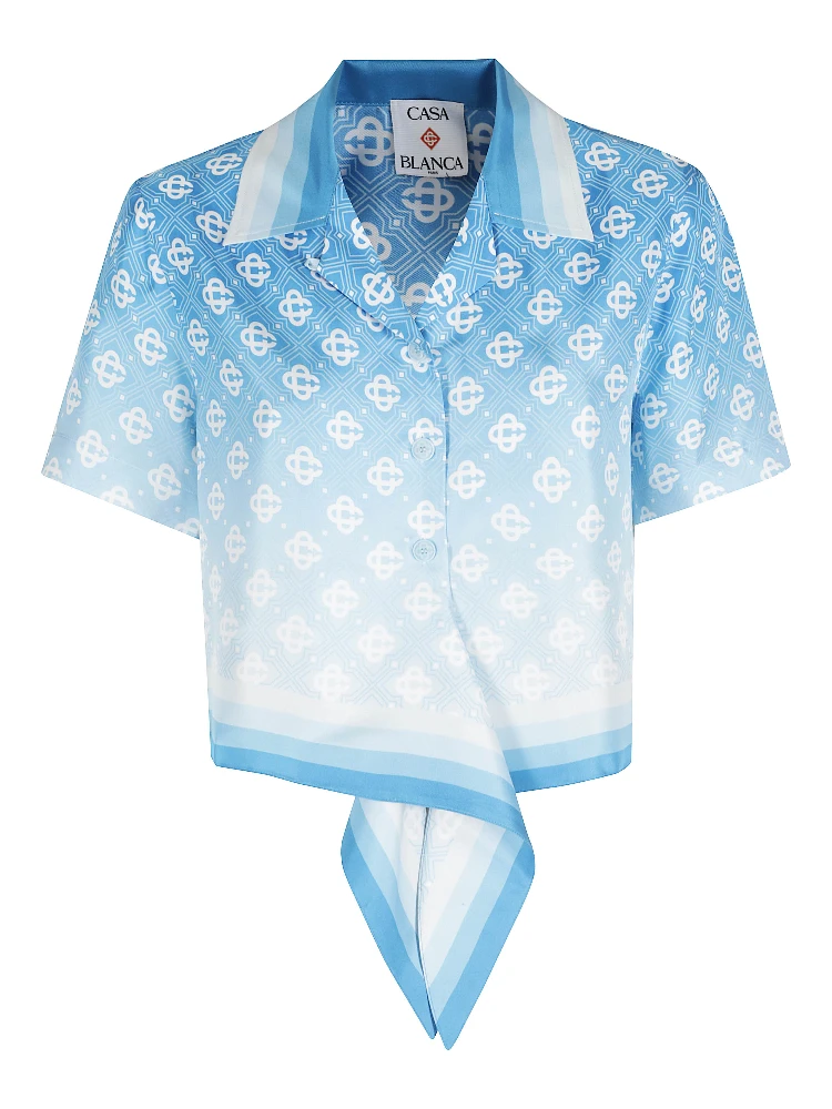 CROPPED KNOTTED SHIRT