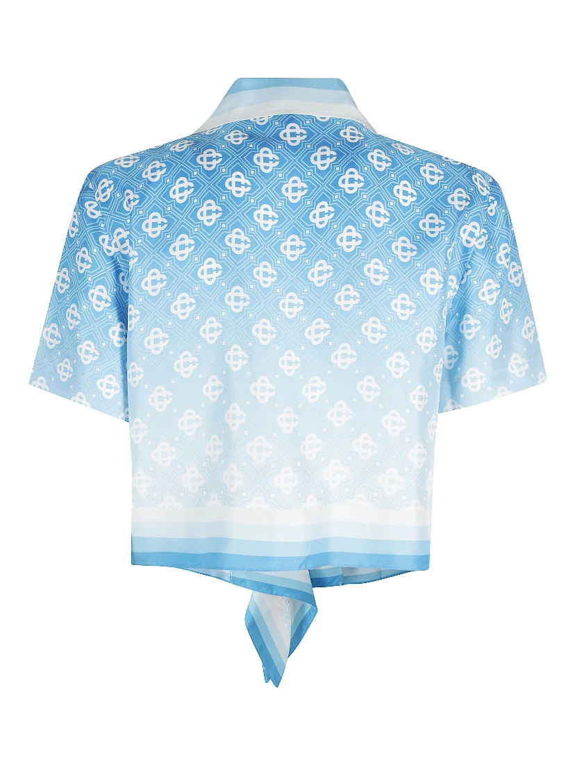 CROPPED KNOTTED SHIRT