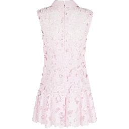 LACE COLLARED MINI DRESS