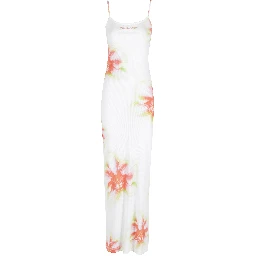 PRINTED SOFT RIBBED DRESS