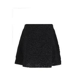 POINTELLE KNIT MINI SKIRT