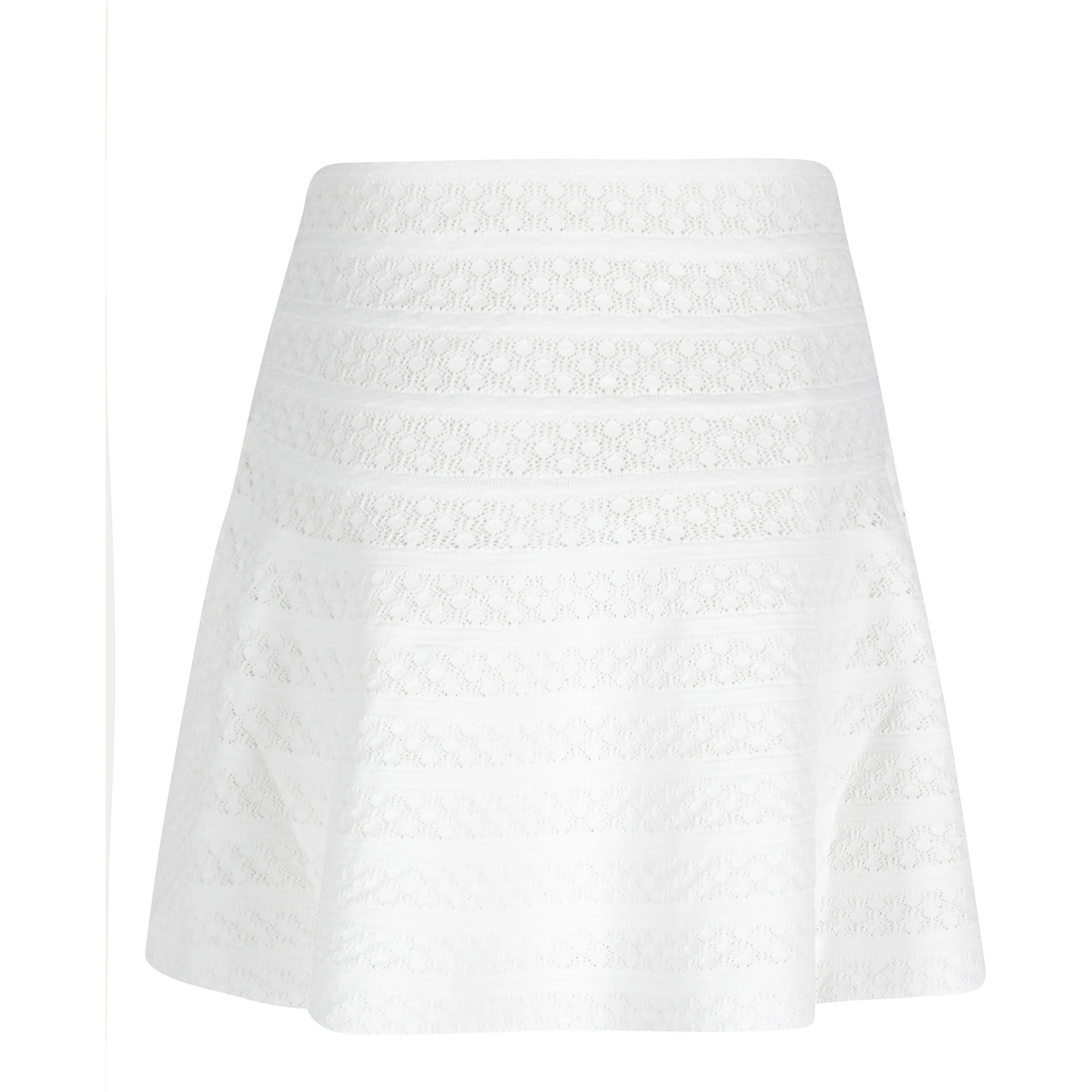 POINTELLE KNIT MINI SKIRT