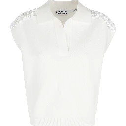 JOLINE EMBROIDERED KNIT POLO