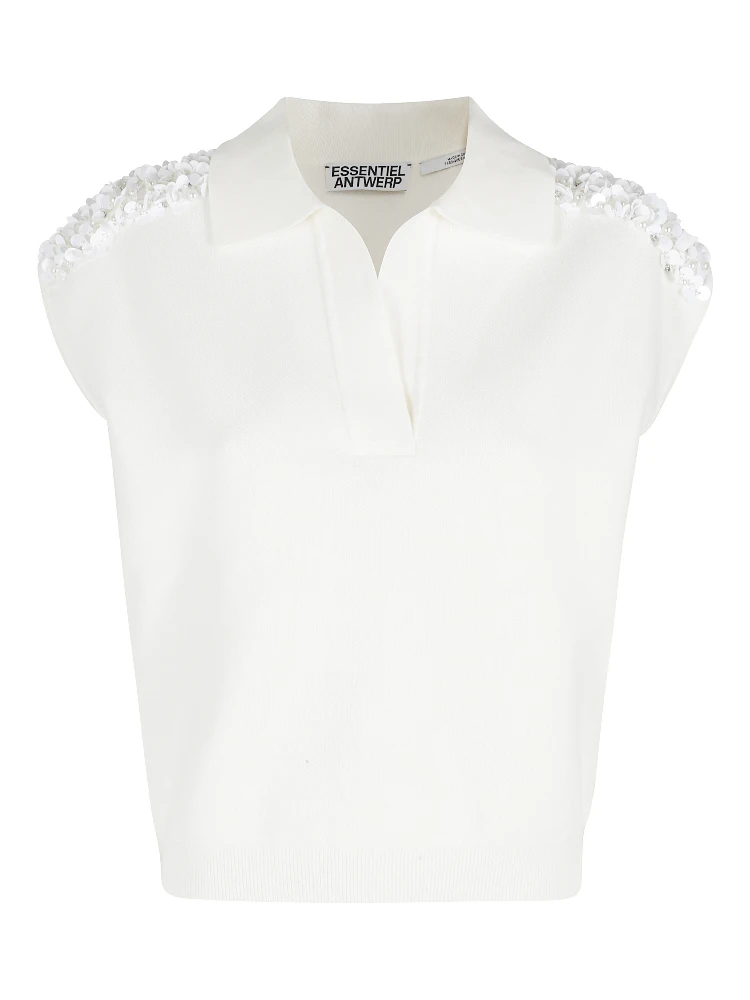 JOLINE EMBROIDERED KNIT POLO