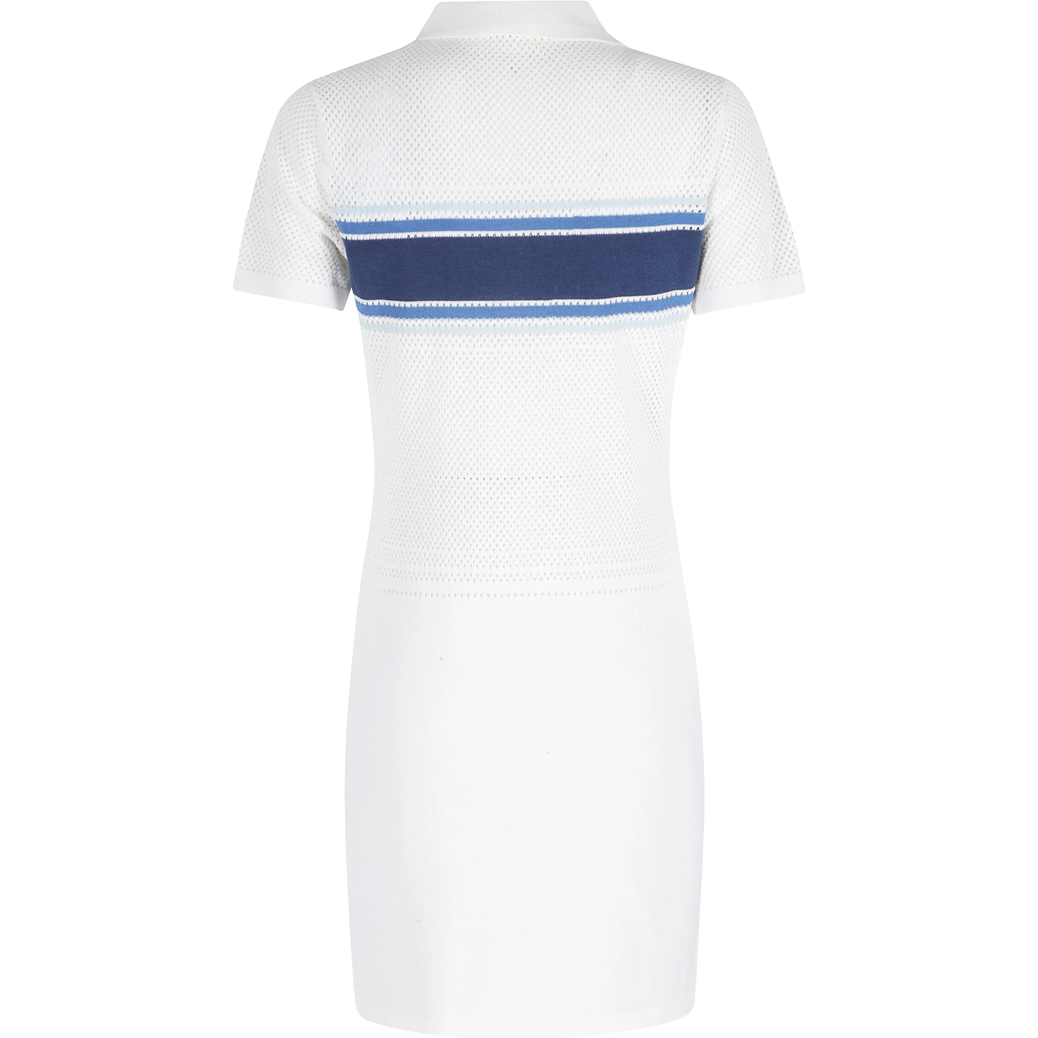 MESH STRIPE JACQUARD DRESS