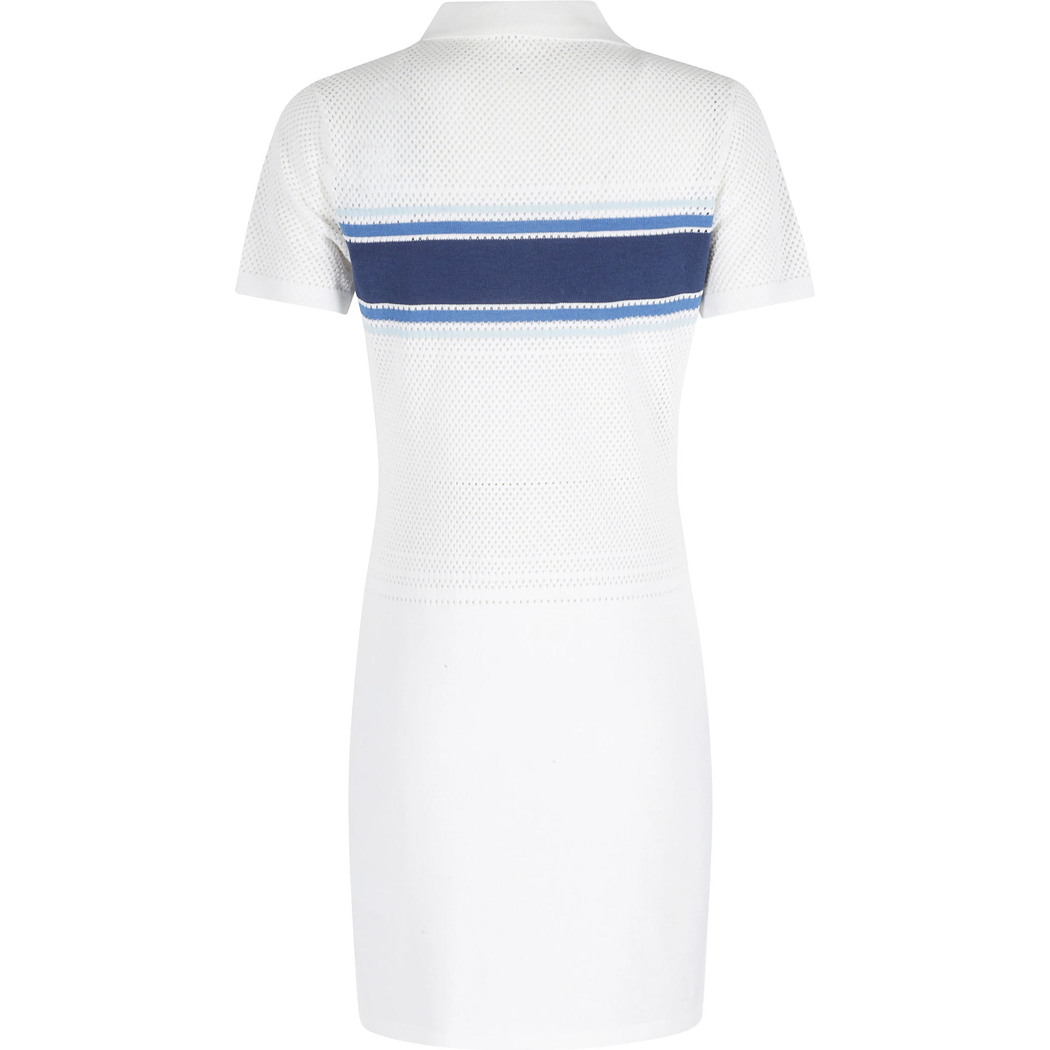 MESH STRIPE JACQUARD DRESS