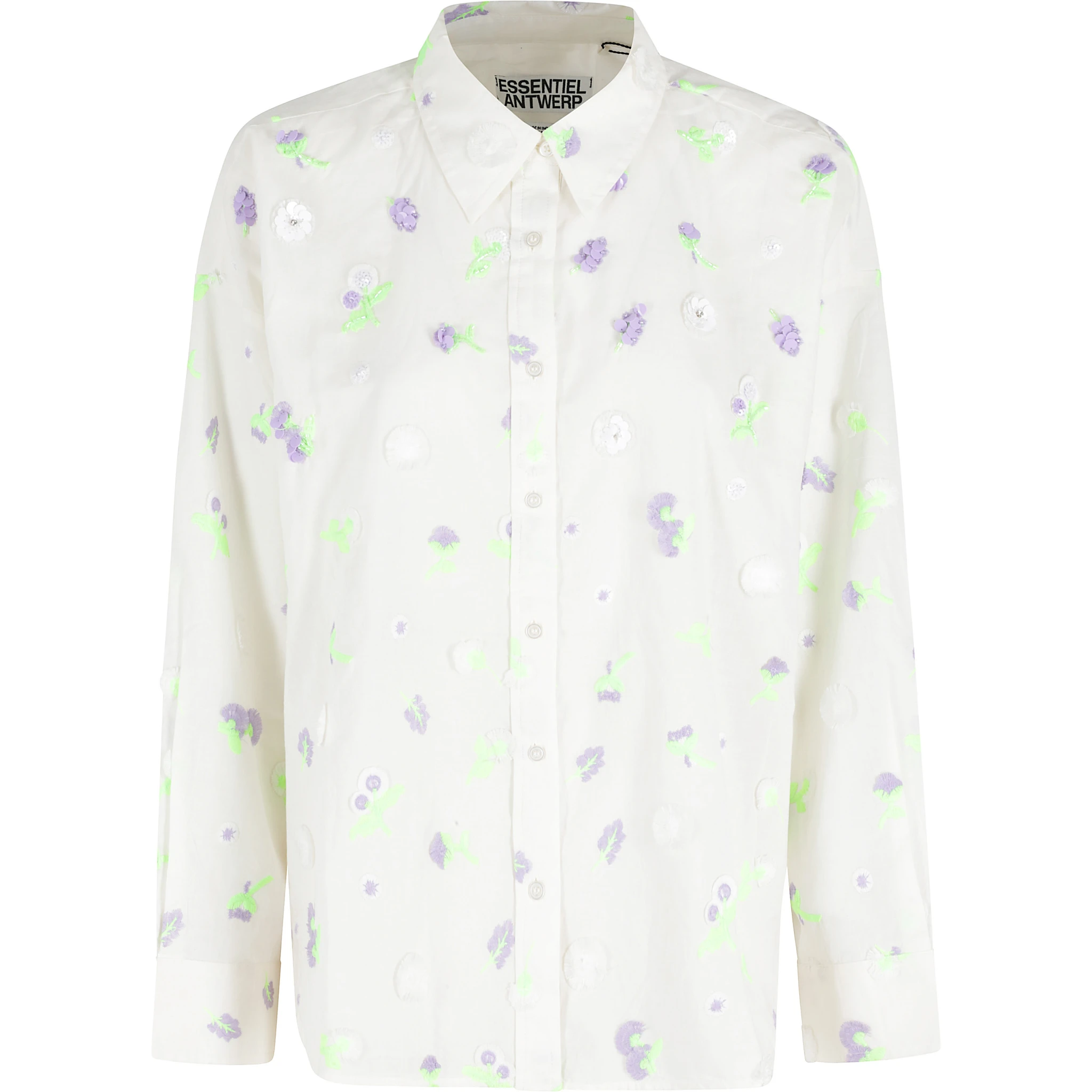 JIMENA EMBROIDERED BOXY SHIRT