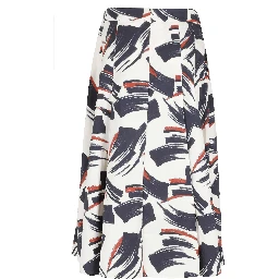 JAELYN DEEP PLEAT MIDI-SKIRT