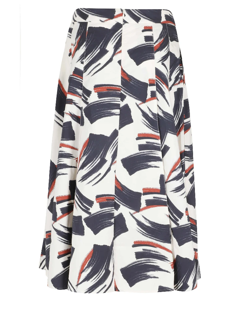 JAELYN DEEP PLEAT MIDI-SKIRT alternative