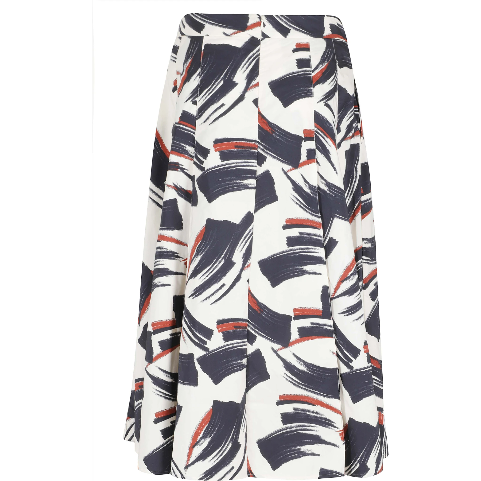 JAELYN DEEP PLEAT MIDI-SKIRT