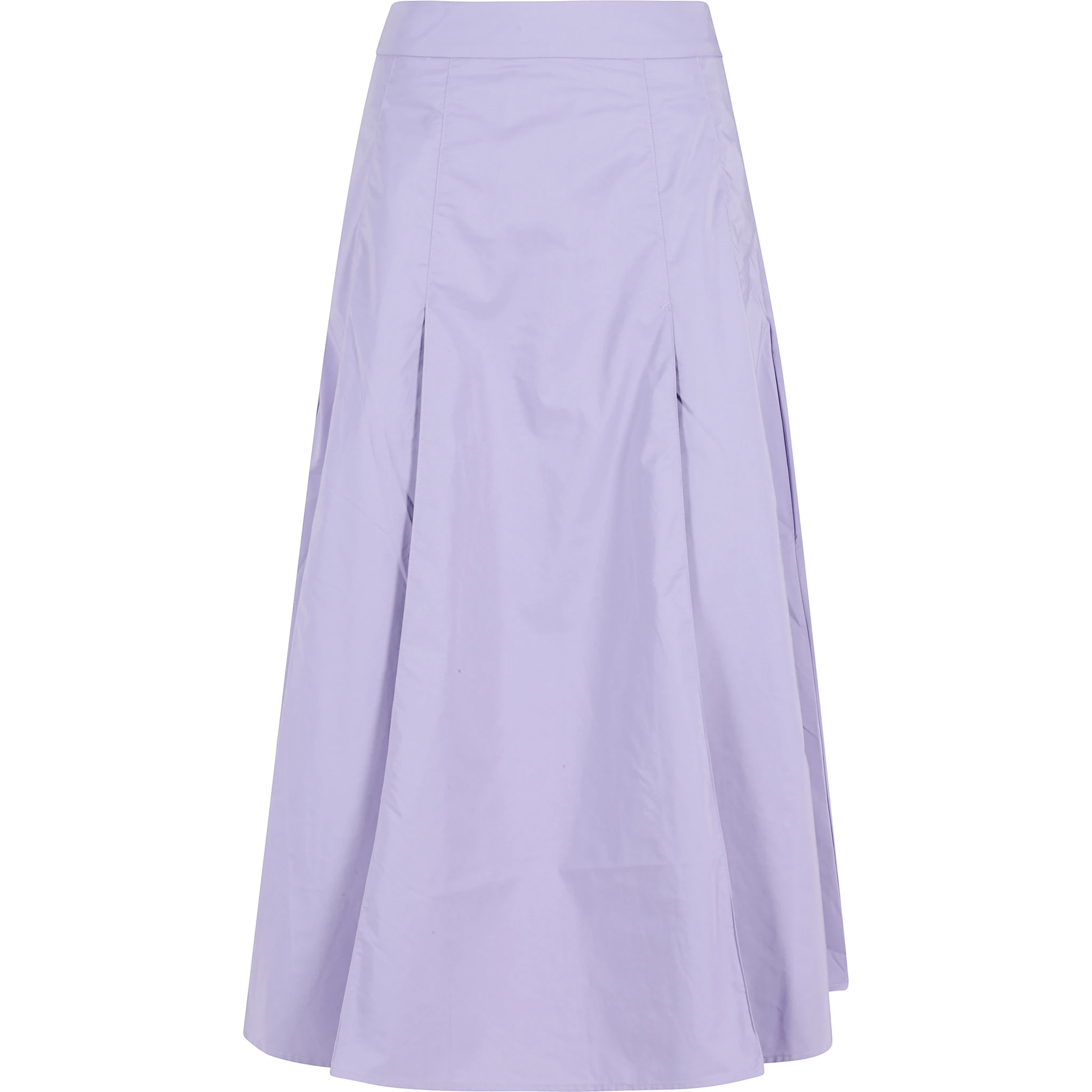 JAELYN DEEP PLEAT MIDI-SKIRT