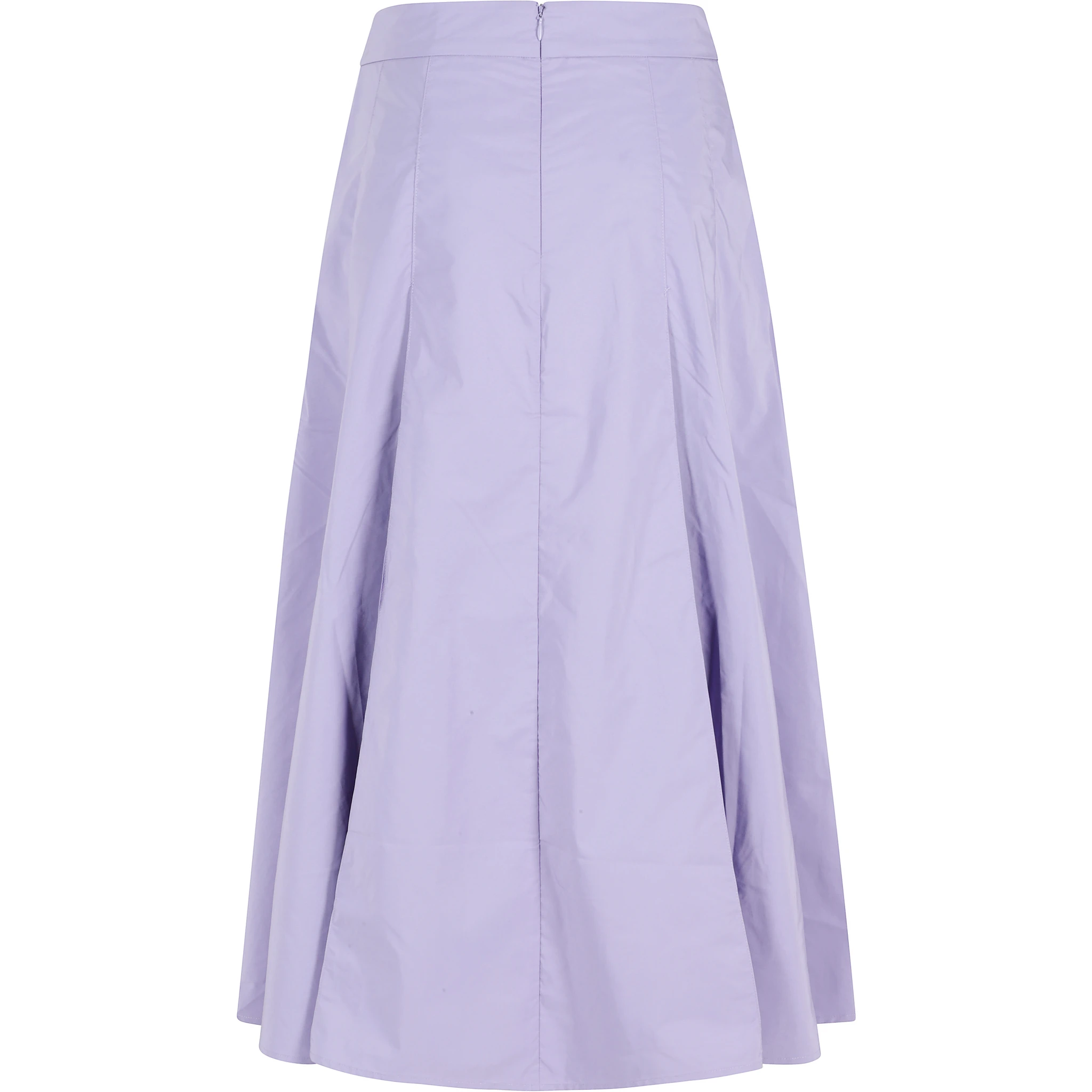 JAELYN DEEP PLEAT MIDI-SKIRT