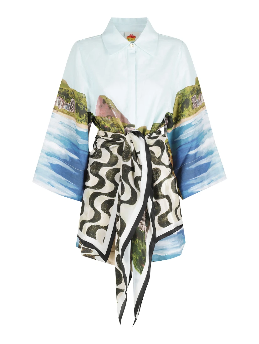 C LONG SLEEVE KIMONO