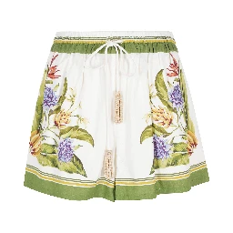 TROPICAL SCARF SAND SHORTS
