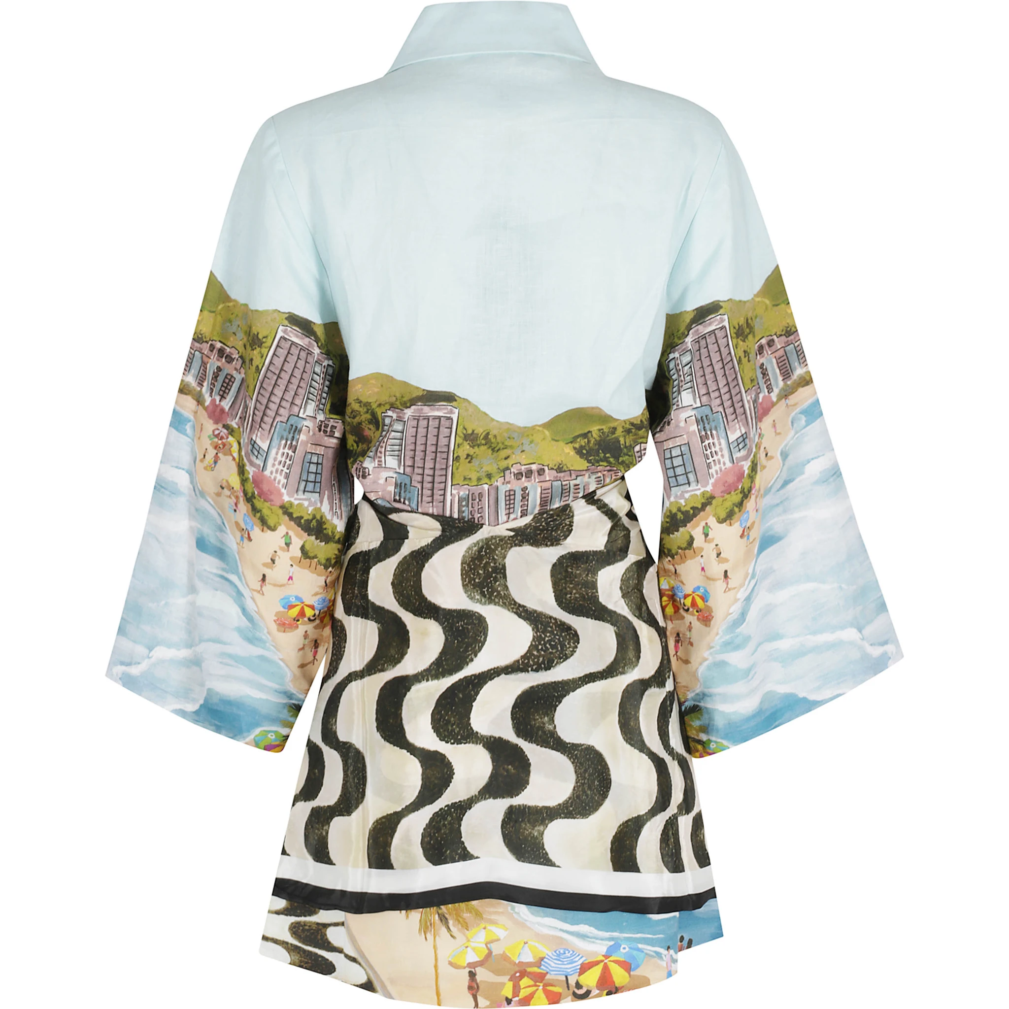 C LONG SLEEVE KIMONO