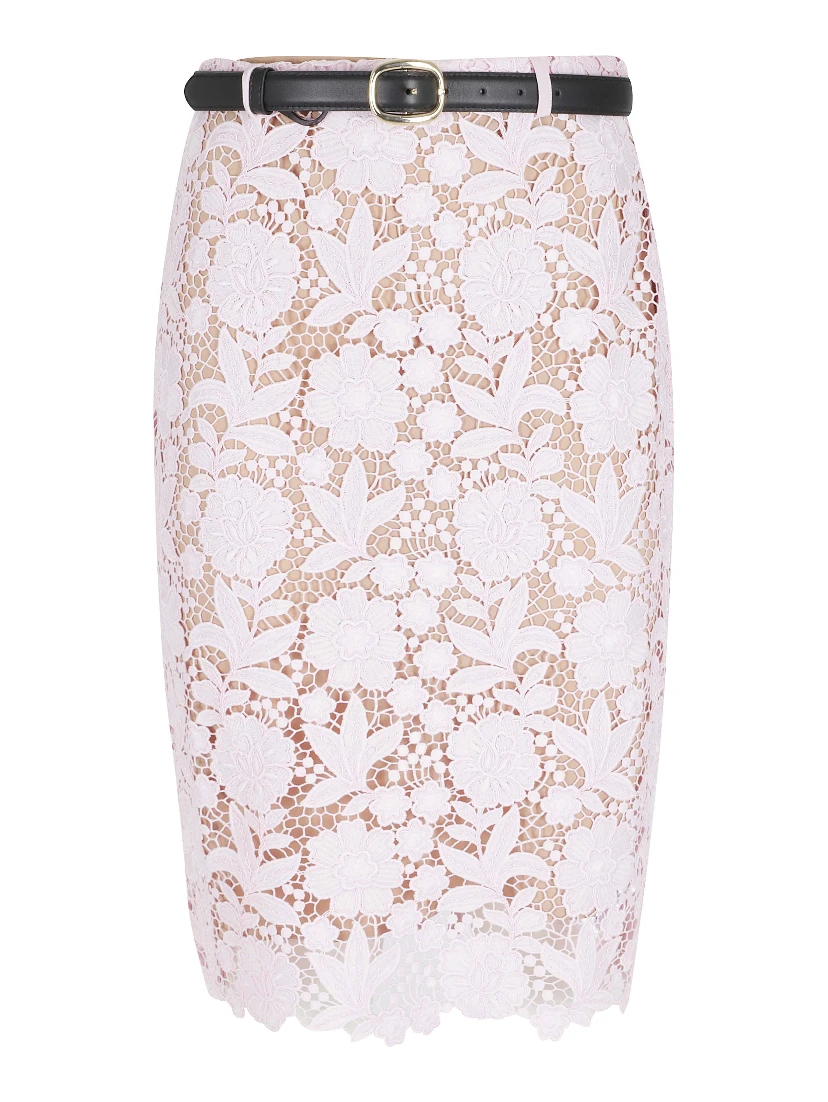 LACE MIDI SKIRT