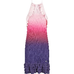 GRADIENT RUFFLE DRESS