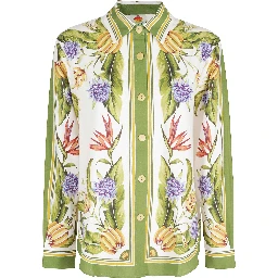 TROPICAL SCARF SAND SHIRT