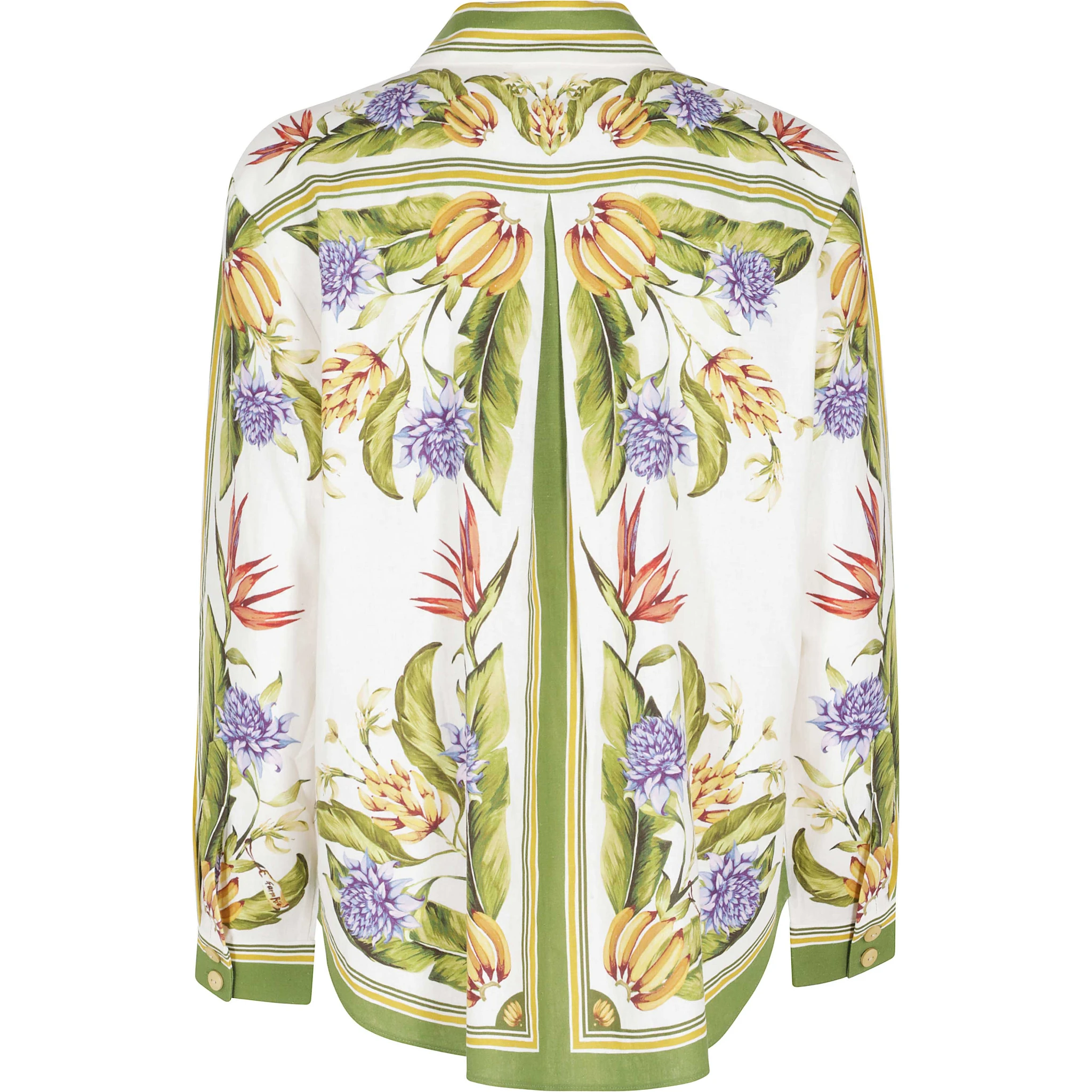 TROPICAL SCARF SAND SHIRT