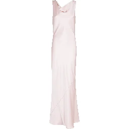 SLEEVELESS LOW BACK DRAPE GOWN