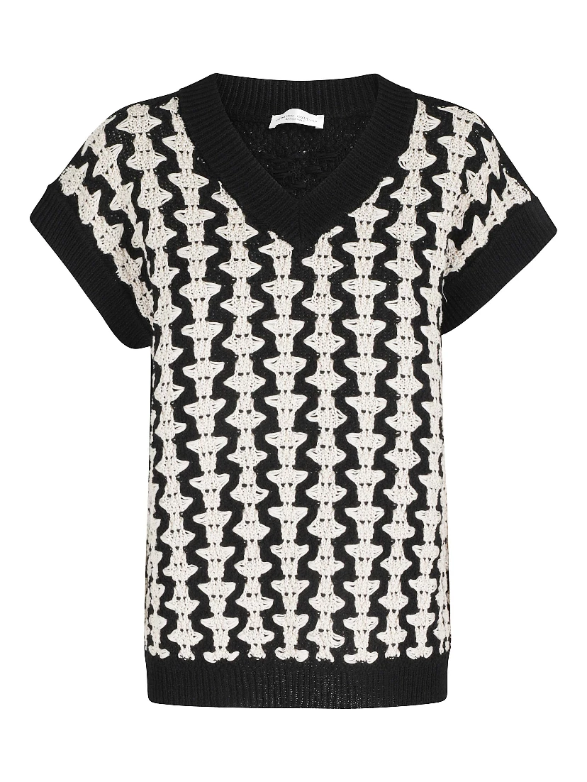 SLIPOVER JACQUARD BICOLORE