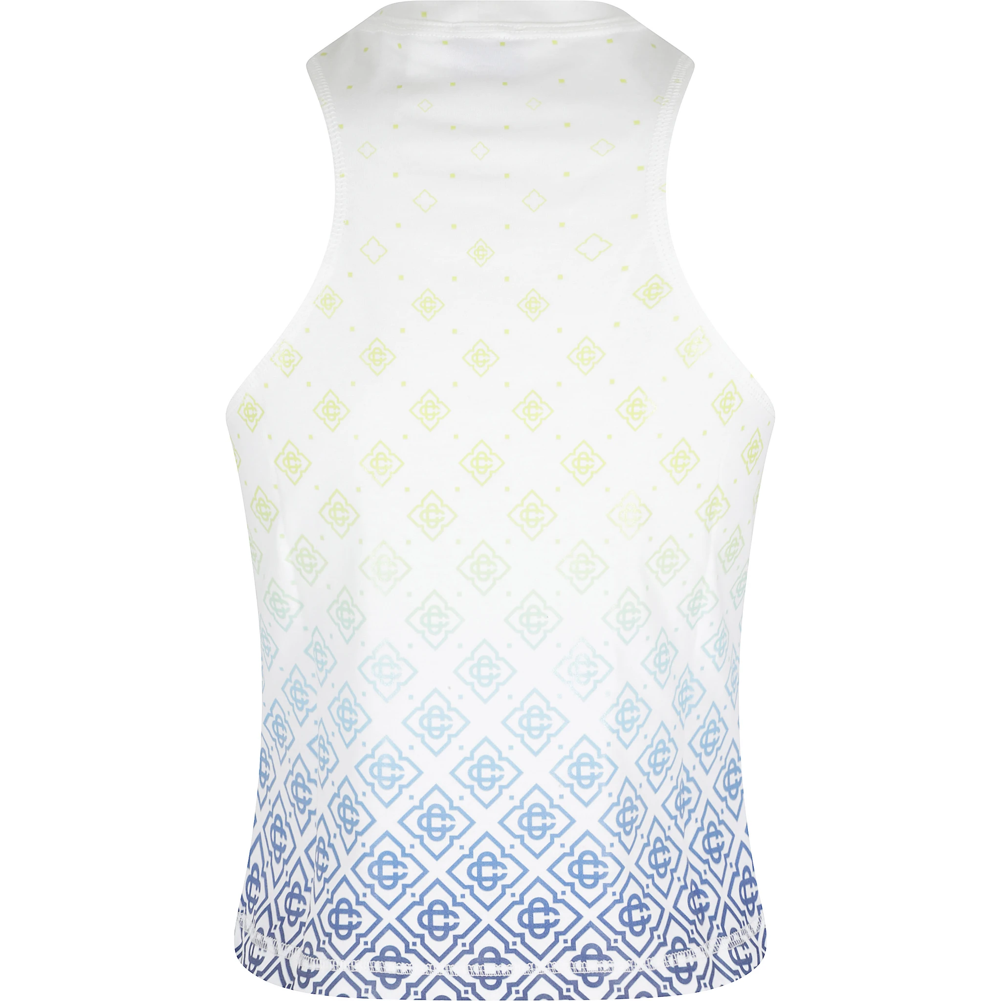 PRINTED DRAPED TANK TOP
