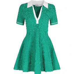 PAGE KNIT POLO MINI DRESS