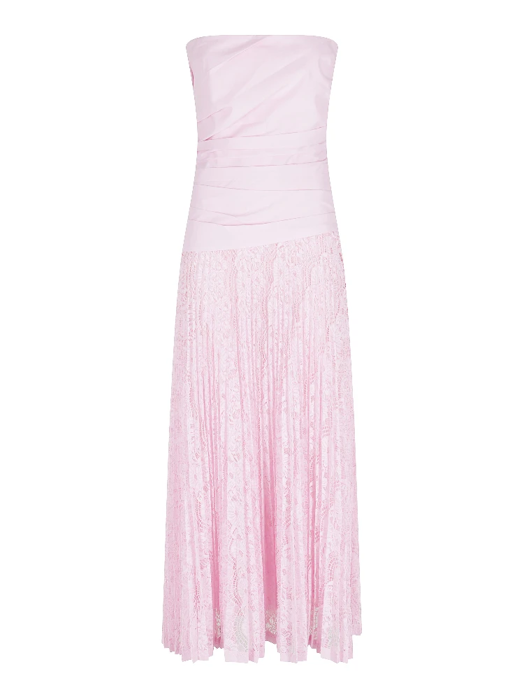 ANNALISE COTTON LACE MIDI DRESS